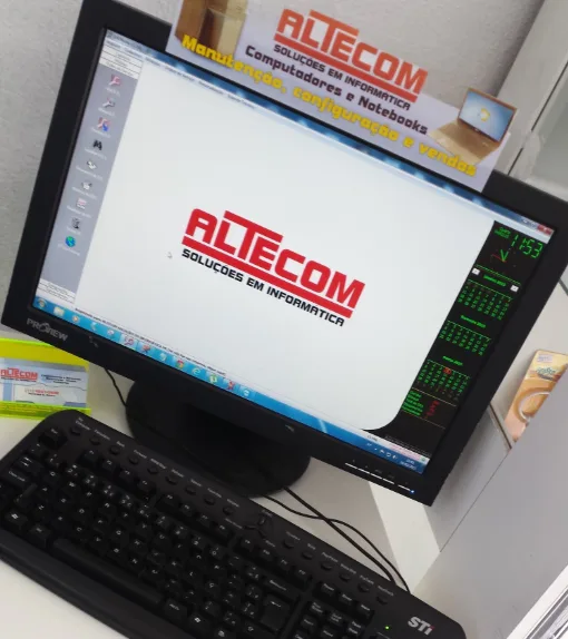 Estação de atendimento da Altecom